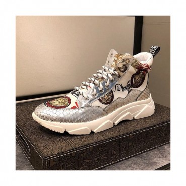 Versace 2019 Mens Leather Sneakers - 베르사체 2019 남성용 레더 스니커즈 VERS0060.Size (240 