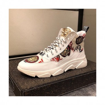 Versace 2019 Mens Leather Sneakers - 베르사체 2019 남성용 레더 스니커즈 VERS0059.Size (240 