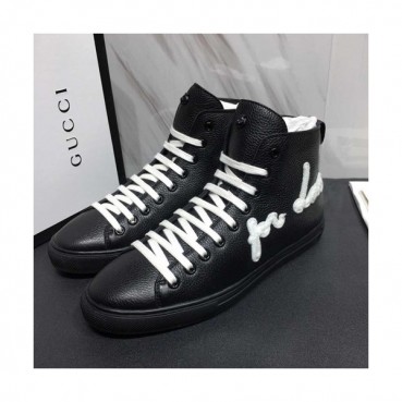 Gucci 2019 Mens Leather Sneakers - 구찌 2019 남성용 레더 스니커즈 GUCS0326,Size(240 