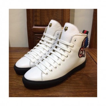 Gucci 2019 Mens Leather Sneakers - 구찌 2019 남성용 레더 스니커즈 GUCS0325,Size(240 