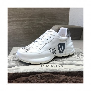 Gucci 2019 Mens Leather Sneakers - 구찌 2019 남성용 레더 스니커즈 GUCS0315,Size(240 