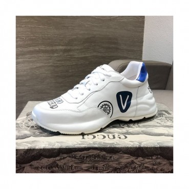 Gucci 2019 Mens Leather Sneakers - 구찌 2019 남성용 레더 스니커즈 GUCS0314,Size(240 