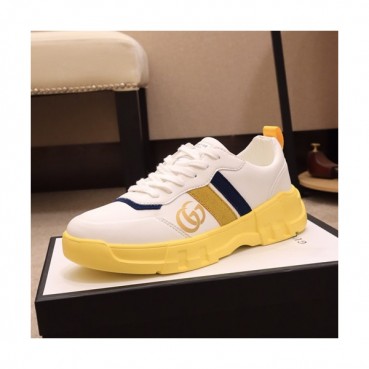 Gucci 2019 Mens Leather Sneakers - 구찌 2019 남성용 레더 스니커즈 GUCS0311,Size(240 