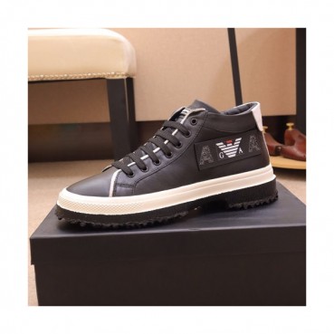 Armani 2019 Mens Leather Sneakers  - 알마니 2019 남성용 레더 스니커즈 ARMS0013,Size(240 