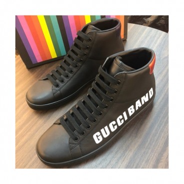 Gucci 2019 Mens Leather Sneakers - 구찌 2019 남성용 레더 스니커즈 GUCS0307,Size(240 