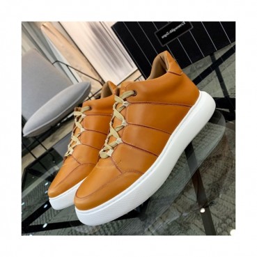 Ermenegildo Zegna  2019 Mens Leather Sneakers - 에르메넬질도 제냐 2019 남성용 레더 스니커즈 ZEGS0004.Size(240 