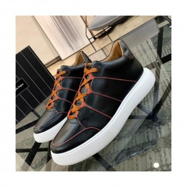 Ermenegildo Zegna  2019 Mens Leather Sneakers - 에르메넬질도 제냐 2019 남성용 레더 스니커즈 ZEGS0003.Size(240 