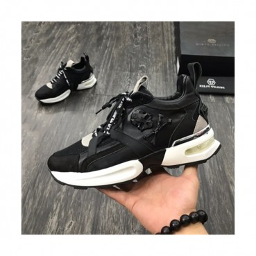 Philipp plein 2019 Mens Leather Sneakers  - 필립플레인 2019 남성용 레더 스니커즈 PPS0088,Size(240 