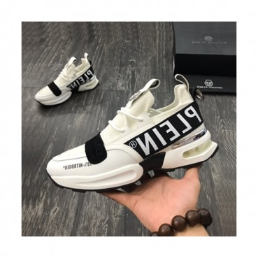 Philipp plein 2019 Mens Leather Sneakers  - 필립플레인 2019 남성용 레더 스니커즈 PPS0082,Size(240 