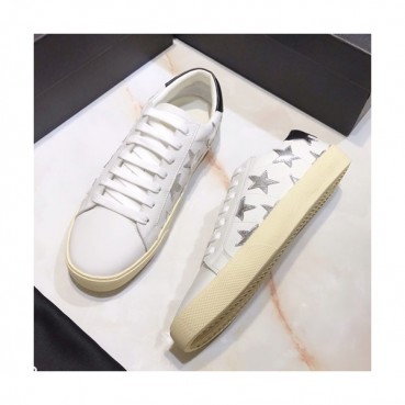 Saint Laurent 2019 Mens Leather Sneakers  - 입생로랑 2019 남성용 레더 스니커즈 SLS0053,Size(245 