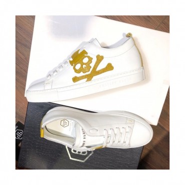 Philipp plein 2019 Mens Leather Sneakers  - 필립플레인 2019 남성용 레더 스니커즈 PPS0073,Size(240 