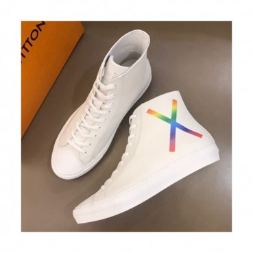 Louis vuitton 2019 Mens Leather Sneakers  - 루이비통 2019 남성용 레더 스니커즈 LOUS0244,Size(240 