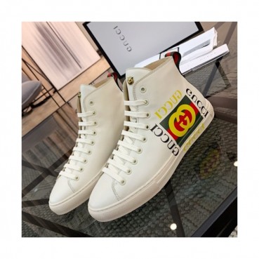 Gucci 2019 Mens Leather Sneakers - 구찌 2019 남성용 레더 스니커즈 GUCS0289,Size(240 