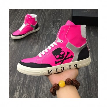 Philipp plein 2019 Mens Leather Sneakers  - 필립플레인 2019 남성용 레더 스니커즈 PPS0035,Size(240 
