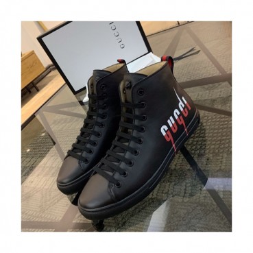 Gucci 2019 Mens Leather Sneakers - 구찌 2019 남성용 레더 스니커즈 GUCS0277,Size(240 