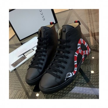Gucci 2019 Mens Leather Sneakers - 구찌 2019 남성용 레더 스니커즈 GUCS0275,Size(240 