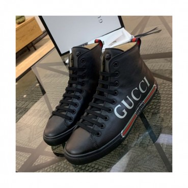 Gucci 2019 Mens Leather Sneakers - 구찌 2019 남성용 레더 스니커즈 GUCS0273,Size(240 