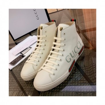 Gucci 2019 Mens Leather Sneakers - 구찌 2019 남성용 레더 스니커즈 GUCS0272,Size(240 