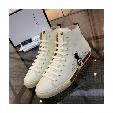 Gucci 2019 Mens Leather Sneakers - 구찌 2019 남성용 레더 스니커즈 GUCS0271,Size(240 