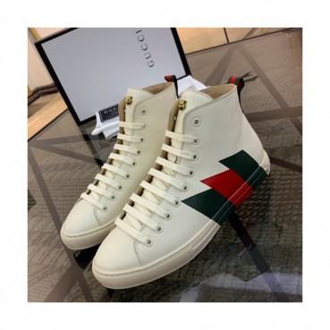 Gucci 2019 Mens Leather Sneakers - 구찌 2019 남성용 레더 스니커즈 GUCS0270,Size(240 