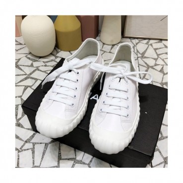 Chanel 2019 Ladies Leather Sneakers - 샤넬 2019 여성용 레더 스니커즈 CHAS0398.Size(225 