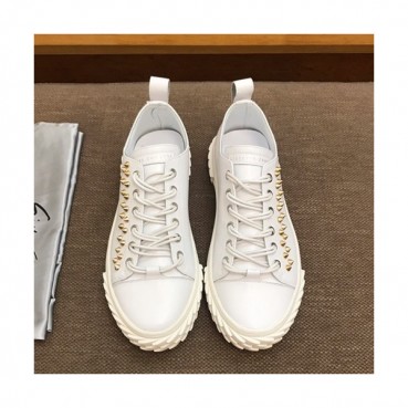 Giuseppe Zanoti 2019 Mens Leather Sneakers - 쥬세페자노티 2019 남성용 레더 스니커즈 GZS0024,Size(240 