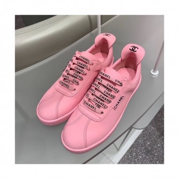 Chanel 2019 Mm / Wm Leather Sneakers - 샤넬 2019 남여공용 레더 스니커즈 CHAS0341.Size(225 