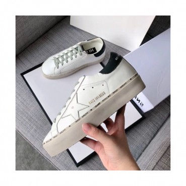 Golden Goose 2019 Ladies Leather Sneakers - 골든구스 2019 여성용 레더 스니커즈,GGDBS0015.Size (225 