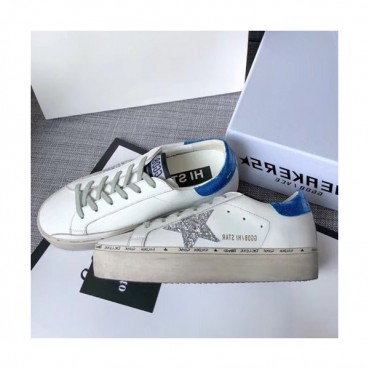 Golden Goose 2019 Ladies Leather Sneakers - 골든구스 2019 여성용 레더 스니커즈,GGDBS0014.Size (225 