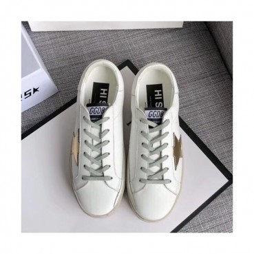 Golden Goose 2019 Ladies Leather Sneakers - 골든구스 2019 여성용 레더 스니커즈,GGDBS0013.Size (225 