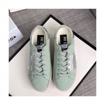 Golden Goose 2019 Ladies Leather Sneakers - 골든구스 2019 여성용 레더 스니커즈,GGDBS0009.Size (225 