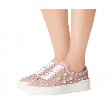 Stuart Weitzman 2019 Ladies Leather Sneakers - 슈트어트 와이츠먼 2019 여성용 레더 스니커즈 STUS0038,Size(225