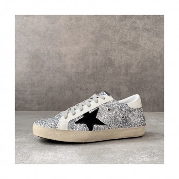 Golden Goose 2019 Ladies Leather Sneakers - 골든구스 2019 여성용 레더 스니커즈,GGDBS0006.Size (225 