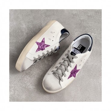 Golden Goose 2019 Ladies Leather Sneakers - 골든구스 2019 여성용 레더 스니커즈,GGDBS0005.Size (225 