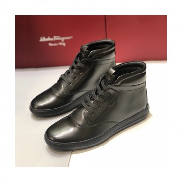 Ferragamo 2019 Mens Leather Sneakers - 페라가모 2019 남성용 레더 스니커즈, FGMS0066,Size(245 