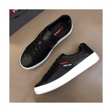 Prada 2019 Mens Leather Sneakers - 프라다 2019 남성용 레더 스니커즈 PRAS0122,Size(240 