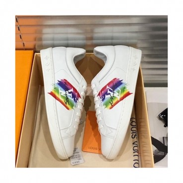 Louis Vuitton 2019 Mm / Wm Leather Sneakers - 루이비통 2019 남여공용 레더 스니커즈 LOUS0203.Size(225 