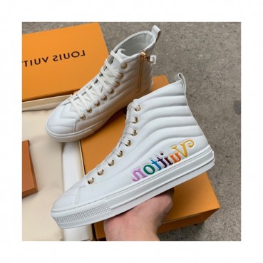 Louis vuitton 2019 Ladies Leather Sneakers  - 루이비통 2019 여성용 레더 스니커즈 LOUS0196,Size(225 