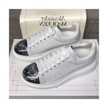 Alexander McQueen 2019 Ladies Leather Sneakers - 알렉산더맥퀸 2019 여성용 레더 스니커즈 AMQS0059.Size(225 
