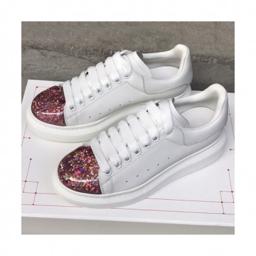 Alexander McQueen 2019 Ladies Leather Sneakers - 알렉산더맥퀸 2019 여성용 레더 스니커즈 AMQS0058.Size(225 