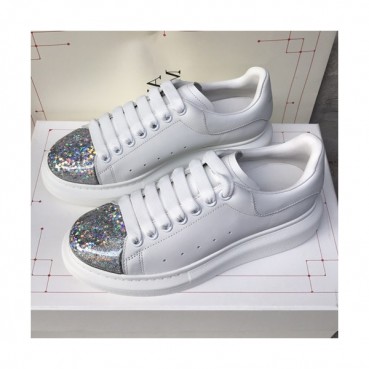 Alexander McQueen 2019 Ladies Leather Sneakers - 알렉산더맥퀸 2019 여성용 레더 스니커즈 AMQS0056.Size(225 