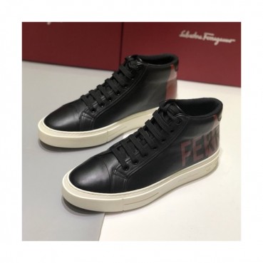 Ferragamo 2019 Mens Leather Sneakers - 페라가모 2019 남성용 레더 스니커즈, FGMS0052,Size(245 