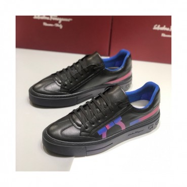 Ferragamo 2019 Mens Leather Sneakers - 페라가모 2019 남성용 레더 스니커즈, FGMS0051,Size(245 