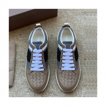 Bottega Veneta 2019 Mens Leather Sneakers - 보테가베네타 2019 남성용 레더 스니커즈, BVS0023.Size(245 