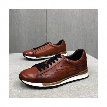 Berluti 2019 Mens Leather Sneakers -  벨루티 2019 남성용 레더 스니커즈 BERTS0013.Size(245 