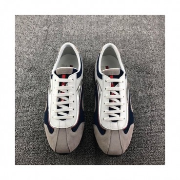 Prada 2019 Mens Leather Sneakers - 프라다 2019 남성용 레더 스니커즈 PRAS0113,Size(245 