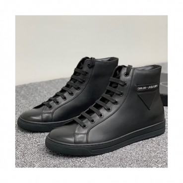 Prada 2019 Mens Leather Sneakers - 프라다 2019 남성용 레더 스니커즈 PRAS00102,Size(245 