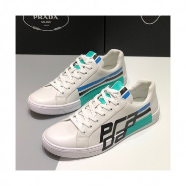 Prada 2019 Mens Leather Sneakers - 프라다 2019 남성용 레더 스니커즈 PRAS0095,Size(245 