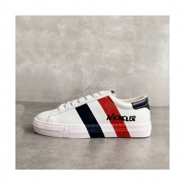 [매장판]Moncler 2019 Mm/Wm Leather Sneakers - 몽클레어 2019 남여공용 레더 스니커즈 ,MONCS0010,Size(225 