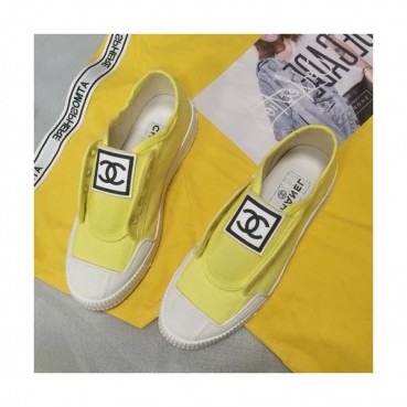 Chanel 2019 Ladies Canvas Sneakers - 샤넬 2019 여성용 캔버스 스니커즈 CHAS0278.Size(225 